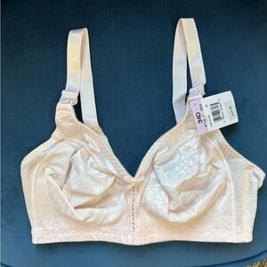 NWT Bali Comfort Lace Soft Cup Bra 34D – Style 3372 Pink Blush